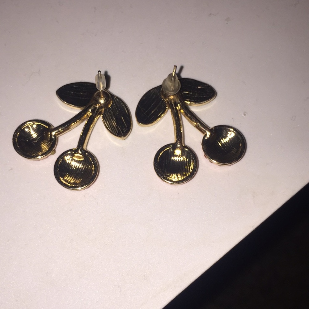 Cherry earrings - Picture 2 of 2